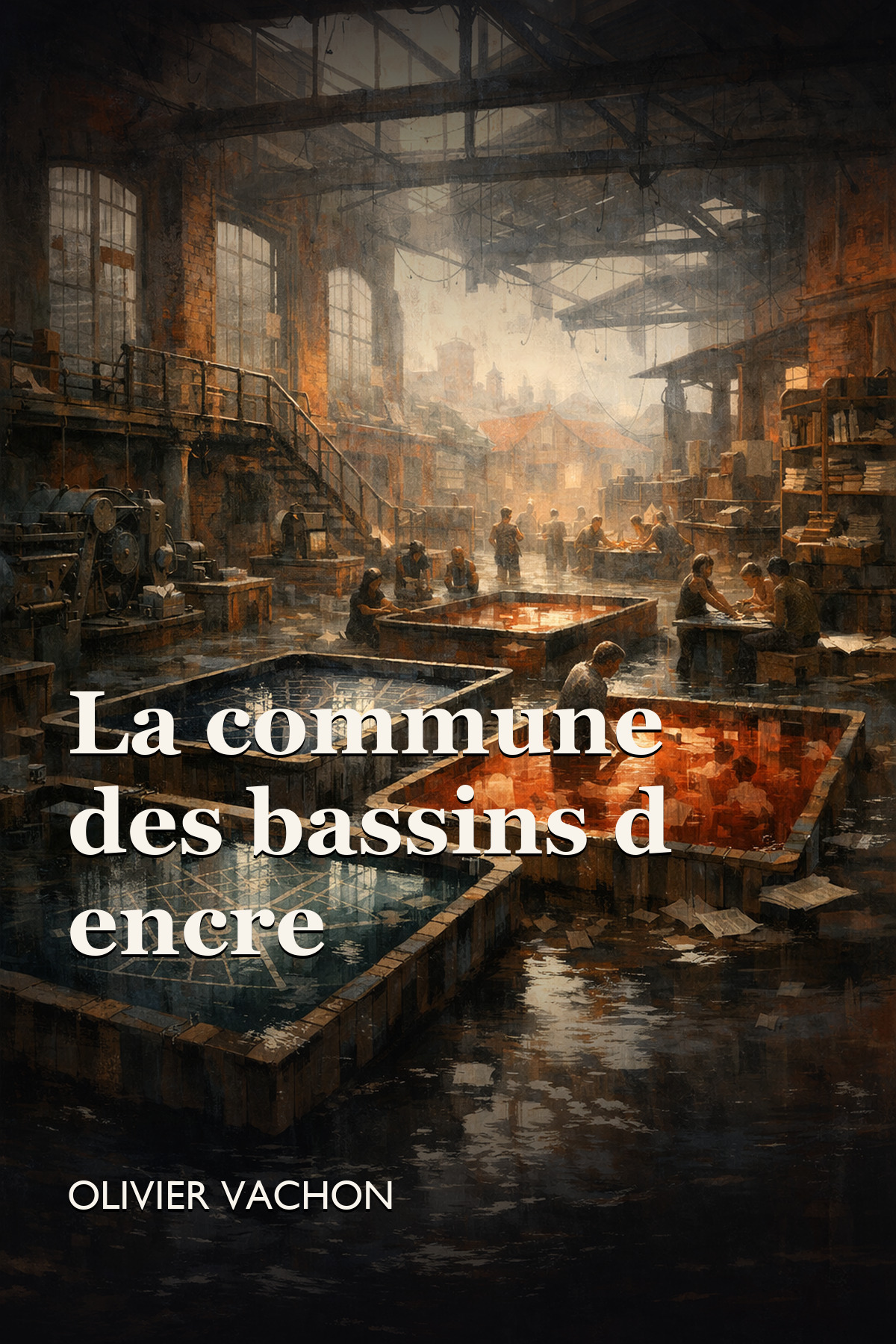 Couverture de La commune des bassins d'encre