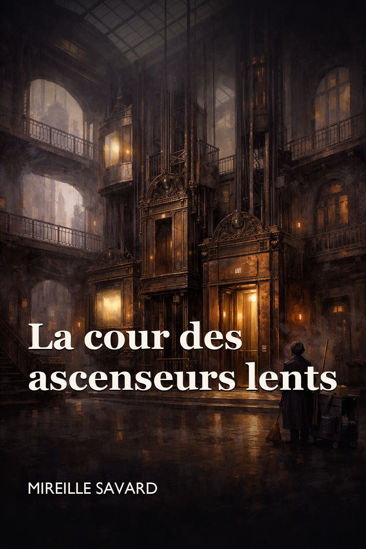 Couverture de La cour des ascenseurs lents