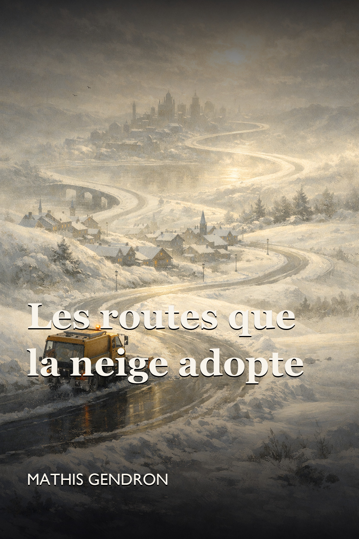 Couverture de Les routes que la neige adopte