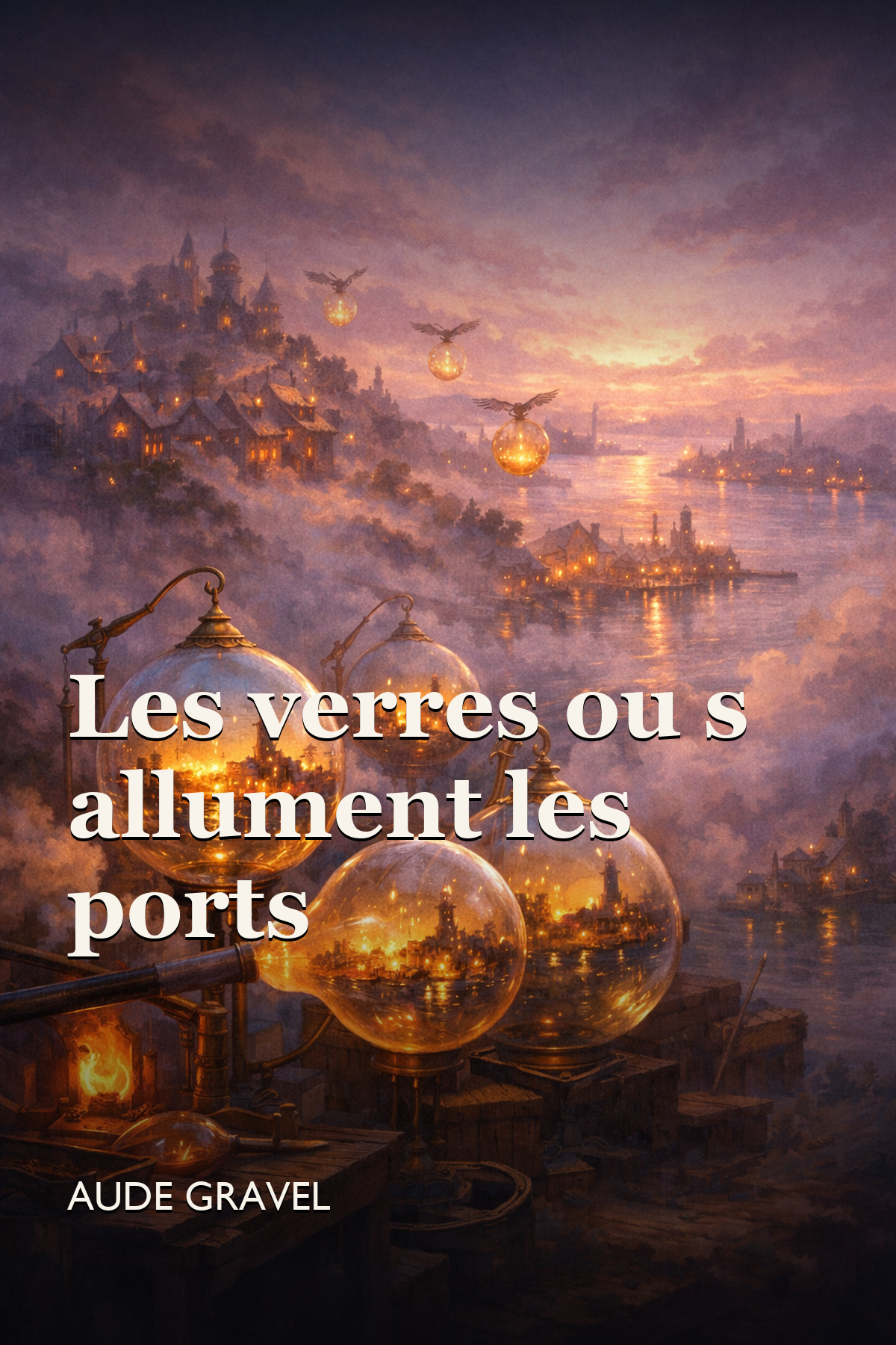 Couverture de Les verres où s'allument les ports